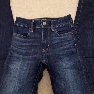 american eagle size 00 long jeans